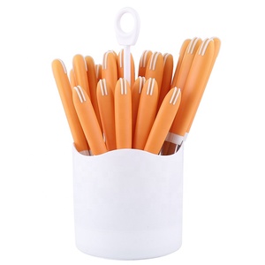 ชุดช้อนส้อมมีด,มีดด้ามพลาสติกพร้อมด้ามจับสำหรับใส่ช้อนส้อมสแตนเลส - Product Image 3