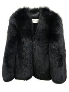 Abrigo largo de piel de zorro Real para <span class=keywords><strong>mujer</strong></span>, moda de invierno, <span class=keywords><strong>2022</strong></span> - Product Image 2