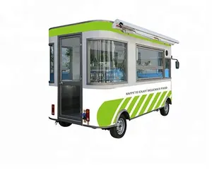 Nuovo modello del motociclo elettrico cibo auto/strada cibo vending carrello per la ristorazione mobile/chiosco auto