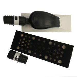 200x70mm multi-trous crochet et boucle tampon de polissage manuel ponceuse à main sans poussière bloc de ponçage à main sous vide pour le polissage des murs secs - Product Image 2