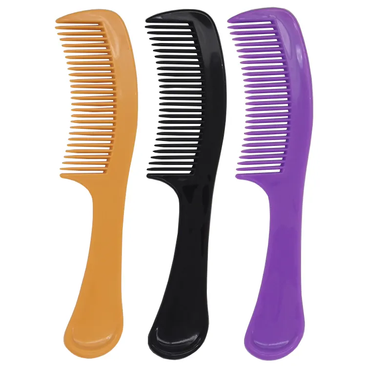 Styling櫛8 Inch WetまたはDry Coarse Arc-Shaped Curved Hair Rake Comb