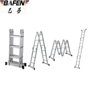 Low price En 131 Multi-Purpose folding Aluminium Ladder For Attic Loft Bed Bunk Bed