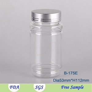 175ml Empty Health Care Plastic Medicine Bottle Vitamin <strong>Tablets</strong> <strong>Container</strong> with Aluminium Cap - Product Image 5
