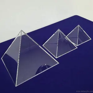 Luxus klare Acryl Pyramide Form DIY Harz dekorative Handwerk Schmuck Herstellung Form Harz Formen für Schmuck