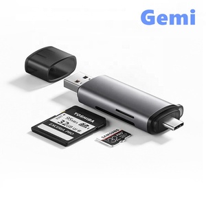 Lecteur de cartes multifonctionnel intelligent <span class=keywords><strong>USB</strong></span> 3.0 à haute vitesse avec deux emplacements pour cartes OTG TYPE-C, <span class=keywords><strong>Micro</strong></span> <span class=keywords><strong>USB</strong></span>, TF, <span class=keywords><strong>SD</strong></span> - Product Image 4