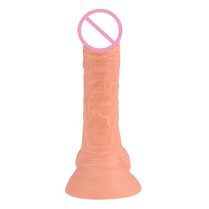 XISE 7.87 inç büyük tam silikon gerçekçi yapay penis OEM vantuz ile