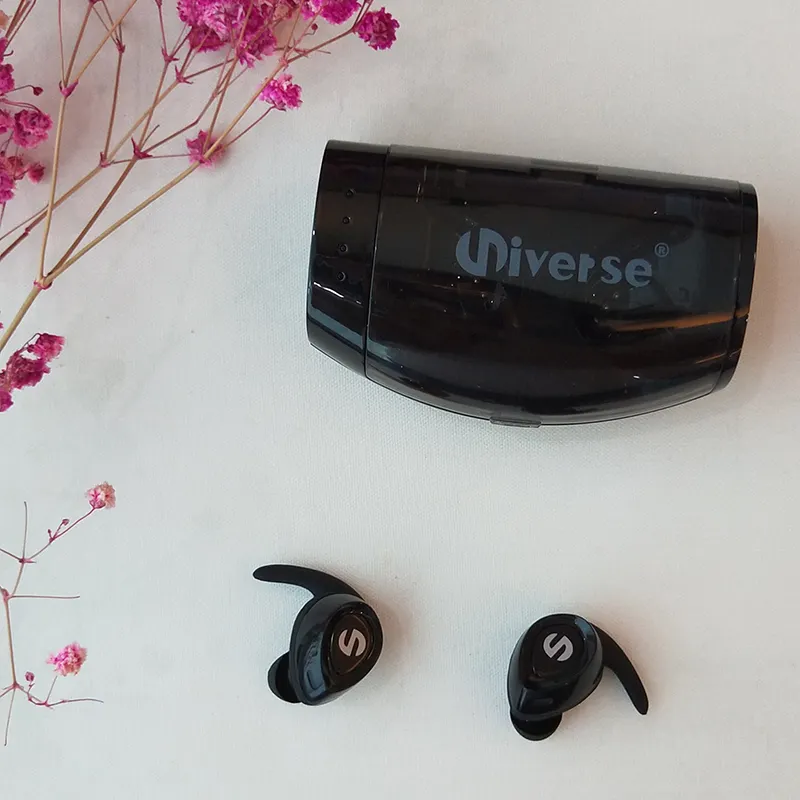 The best TWS earphone in the world with Super Bass CSR Chipset Headset Over Ear Earbuds With Charging Case ES60