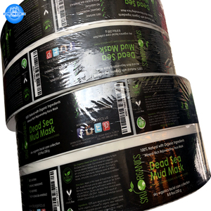 Tùy chỉnh in ấn bao bì chai Nhãn dán nhãn hộp carton OEM dính <span class=keywords><strong>Sticker</strong></span> Cmyk giáng sinh dán chấp nhận trên cuộn không thấm nước - Product Image 1