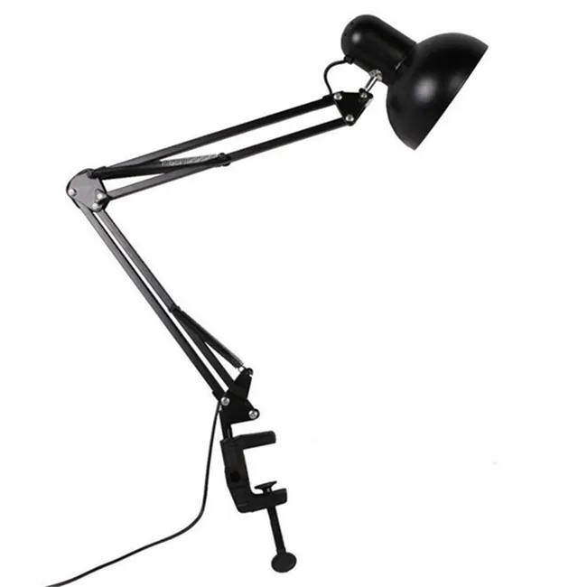 Hoge kwaliteit Clip Bureaulamp Flexibele Lange Swing Arm Led Bureaulamp Eye-Care Led Tafellamp Multi- gezamenlijke Led Leeslamp