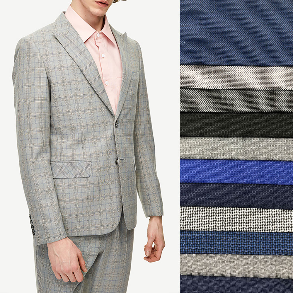 Высококачественная шерстяная ткань для одежды для мужчин