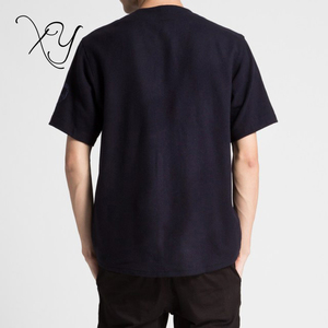 American baseball jersey custom/dark blue slim fit baseball jersey - Product Image 2