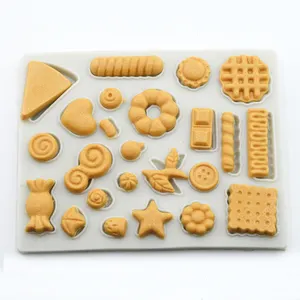 חדש 3D קשת סופגניות סיליקון תבנית שוקולד ביסקוויטים עובש פונדנט תבניות עוגיות בישול כלים