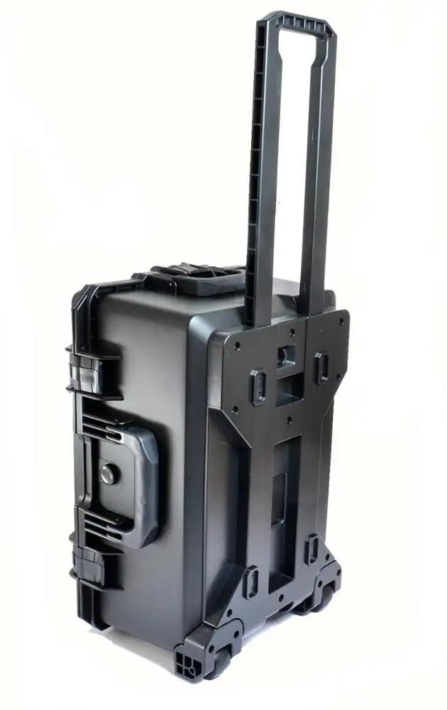 Boîte à outils en plastique, boîte de transport, poignée Portable avec roues, offre spéciale