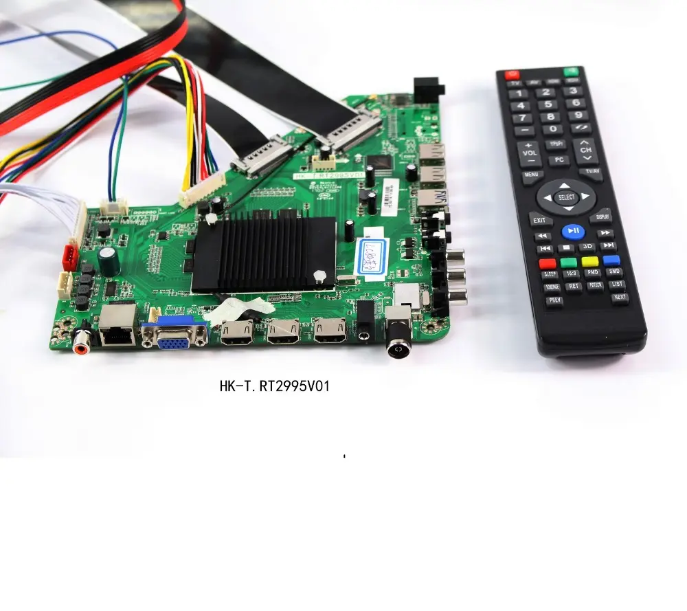 Universalアンドロイドtft 4 18kドライバボード/lvds液晶テレビメインボード/ネットワークプレーヤーボード