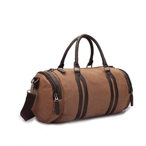 A buon mercato mens morbido lavabile traspirante spalla in tela bianca <span class=keywords><strong>borsa</strong></span> weekend scomparto per scarpe borsone da viaggio durante la notte - Product Image 4