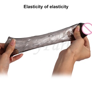 JoyPark Beliebte Sexspielzeug Silikon Dildo Gummi Ärmel Kristall Penis Ärmel Kristall Kondome für Männer