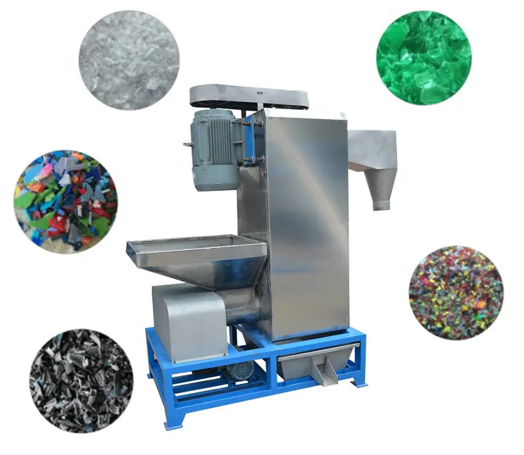 Ligne de recyclage de plastique PP, machine à arrosage verticale/sèche-plastique pour vente
