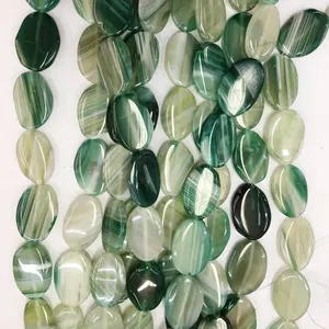 multi-colored Loose Stone Beads in Bulk Wholesale Natural onyx Puffy Oval faceted Beads strand Supplies