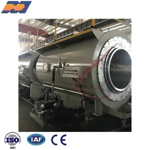 Extrusora de tubos de plástico, máquina de extrusión de tubos grandes de plástico HDPE, diámetro grande de 1200mm