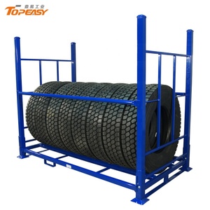 ODM <span class=keywords><strong>Stackable</strong></span> có thể tháo rời xếp chồng Kệ kệ kim loại kệ lốp lưu trữ stillage - Product Image 5