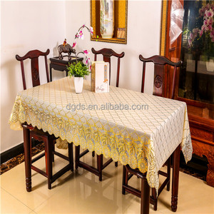 100% Vinyl Ren Bảng Khăn Trải, Hot Bán Bảng Bao Gồm Của Nhà Máy, Vàng Bảng <span class=keywords><strong>Runner</strong></span> - Product Image 1