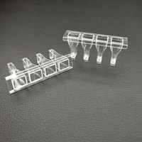 Cuvettes de coagulation en plastique PS jetables de laboratoire Precil French STAGO pour coagulomètre, gobelets à échantillons OEM transparents stériles EO