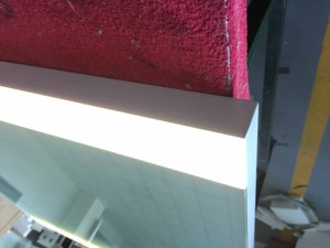 Espelho de banheiro para parede, acessórios de banheiro, led, sem moldura, para hotel - Product Image 3