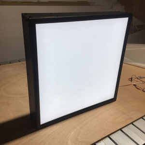 Tùy chỉnh 12cm dày 3D dẫn ánh sáng Hộp signage nhôm không thấm nước khung thép Acrylic thấp trang trí ngoài trời trong nhà cửa hàng hiển thị - Product Image 1