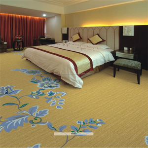 Hecho a <span class=keywords><strong>m</strong></span>áquina 100% de Nylon impresas en rollo 4 <span class=keywords><strong>m</strong></span> utilizado hotel de alfombras de pelo cortado - Product Image 4