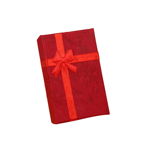 Tùy Chỉnh Biểu Tượng Đồ Trang Sức Bao Bì Giấy Hộp Quà Tặng Cô Gái Bông Tai Đồ Trang Sức Mini <span class=keywords><strong>Red</strong></span> Giá Rẻ Đóng Gói Lưu Trữ Hộp Với Ribbon - Product Image 2