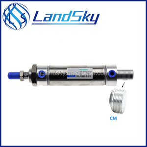 LandSky double effet avec coussin d'air en acier inoxydable mini vérin pneumatique manufacturersMA FOU LE <span class=keywords><strong>MAJ</strong></span> série alésage 32mm - Product Image 2