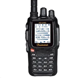 Wouxun KG-8D Plus Twee Manier Radio Digitale Dual Band Transceiver 999 Geheugen Kanalen Uhf/Vhf Ham Walkie Talkie kleur Screen Radio