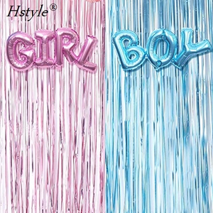 Palloncini per feste di <span class=keywords><strong>Gender</strong></span> Reveal Hstyle forniture di palloncini rosa blu decorazioni per foto di oggetti di scena per la squadra del ragazzo della squadra bomboniere - Product Image 1