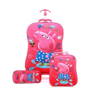 Borse da scuola con ruote SHENGMING <span class=keywords><strong>per</strong></span> <span class=keywords><strong>bambini</strong></span> zaino Trolley 6D bagagli da viaggio <span class=keywords><strong>per</strong></span> <span class=keywords><strong>bambini</strong></span> 3 pezzi set - Product Image 1