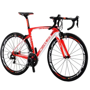 SAVA la più recente bici da corsa per bici da strada in fibra di carbonio super leggera 700C disponibile SHIMANO 22 velocità bici da strada in carbonio completa