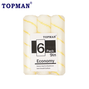 Topman 6pcs 9 inch siêu giá trị tiện dụng lint-miễn phí sơn lăn Bìa công nghiệp & DIY lớp làm bằng polyester & Acrylic - Product Image 1
