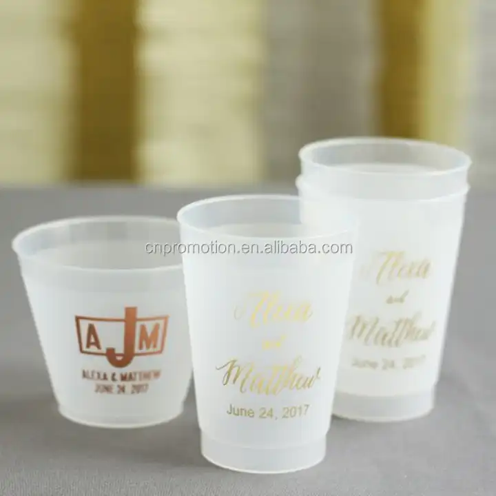 Customized 16 oz. Frosted Plastic Cup