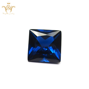 Precio al por mayor suelta piedras cuadradas espinela sintética azul <span class=keywords><strong>cuentas</strong></span> - Product Image 2