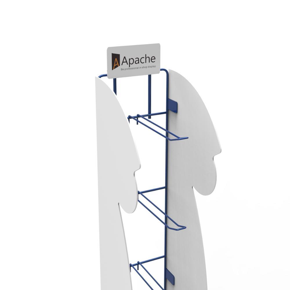 Customized Newset Countertop Condom Display Stand Metal Wire Display Racks Carton Box Powder Coating Apache Customized Logos — view 5