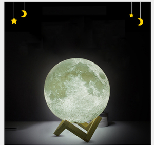 Personnalisé 8-20 cm Luna Lune Night Light <span class=keywords><strong>Lampes</strong></span> 3D Capteur Tactile LED Lampe De Table De Chevet Dimmable Bébé Pépinière lampe - Product Image 1