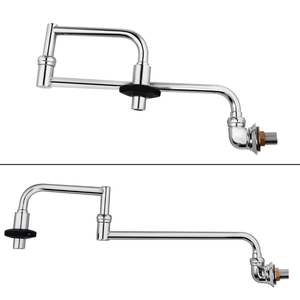 Montaje en pared plegable 360 giratorio doble junta Caño fregadero de cocina grifo de agua grifo <span class=keywords><strong>Pot</strong></span> <span class=keywords><strong>Filler</strong></span> - Product Image 2