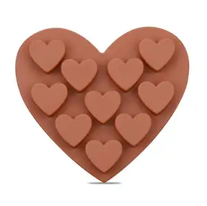 HY полости силикона 10 Малый в форме сердца форма для шоколада