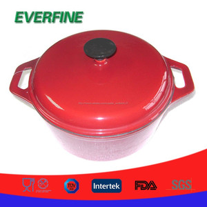<span class=keywords><strong>26</strong></span> <span class=keywords><strong>cm</strong></span> fonte rouge <span class=keywords><strong>émaillé</strong></span> casserole - Product Image 1