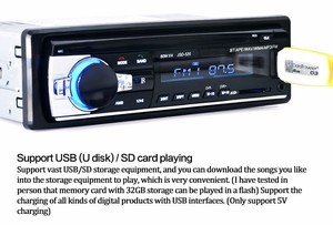 JSD-520 Autoradio Tuner Combinaison <span class=keywords><strong>Voiture</strong></span> Compatible mp3 Lecteur <span class=keywords><strong>Radio</strong></span> Transmetteur FM de <span class=keywords><strong>voiture</strong></span> à vendre avec - Product Image 2