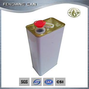 Bidon de peinture carré de <span class=keywords><strong>5</strong></span> <span class=keywords><strong>litres</strong></span>, bidon en métal - Product Image 4