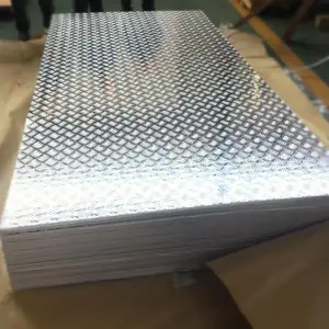 Feuille d'aluminium martelée miroir, série 1060 pour sol antidérapant