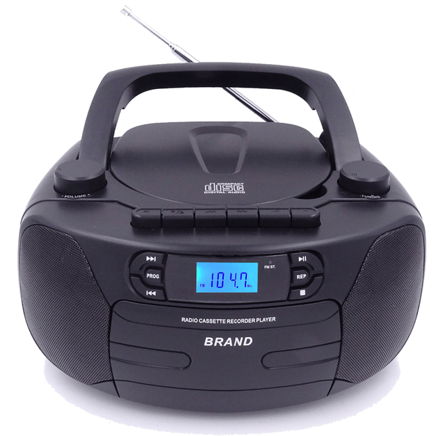 CD Cassette Boombox Player