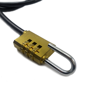 YH1029 <span class=keywords><strong>Cadena</strong></span> de <span class=keywords><strong>bicicleta</strong></span> de acero y <span class=keywords><strong>candado</strong></span> Combinación de bloqueo de seguridad antirrobo - Product Image 3