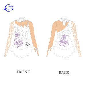 ชุดลีโอตาร์ดสำหรับยิมนาสติกหญิง <span class=keywords><strong>Meito</strong></span> แบบสั่งทำพิเศษด้วยเทคนิคการพิมพ์แบบระเหิด สำหรับผ้าโพลีเอสเตอร์ผสมสแปนเด็กซ์ บริการ OEM สำหรับชุดฝึกซ้อมและการแสดงบนเวที - Product Image 4