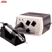 Ponceuse à ongles électrique professionnelle portable JD400, polisseuse de manucure, moteur brossé en plastique de forme conique, 30000 tr/min, CE